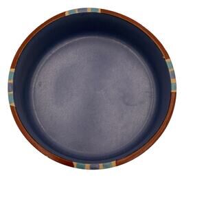 Dansk Blue Mesa Vintage Southwestern 6" Stoneware Soup Cereal Bowl